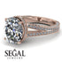 Milgrain Oval Diamond Engagement Ring - Nicole No. 2 image 10
