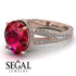 Milgrain Oval Diamond Engagement Ring - Nicole No. 11 image 10