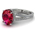 Milgrain Oval Diamond Engagement Ring - Nicole No. 12 image 1