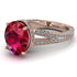 Milgrain Oval Diamond Engagement Ring - Nicole No. 11 image 1
