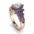 Milgrain Pear Cut Diamond Ring - Lisa No. 62