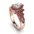 Milgrain Pear Cut Diamond Ring - Lisa No. 47