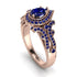 Milgrain Pear Cut Sapphire Ring - Lisa No. 74 image 1
