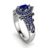 Milgrain Pear Cut Sapphire Ring - Lisa No. 75
