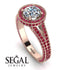 Milgrain Round Diamond Engagement Ring - Payton No. 47 image 2