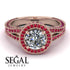 Milgrain Round Diamond Engagement Ring - Payton No. 47