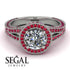Milgrain Round Diamond Engagement Ring - Payton No. 48 image 3