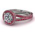 Milgrain Round Diamond Engagement Ring - Payton No. 48 image 1