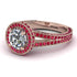 Milgrain Round Diamond Engagement Ring - Payton No. 47