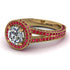 Milgrain Round Diamond Engagement Ring - Payton No. 46 image 1