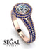 Milgrain Round Diamond Engagement Ring - Payton No. 62 image 2