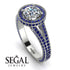 Milgrain Round Diamond Engagement Ring - Payton No. 63