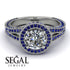 Milgrain Round Diamond Engagement Ring - Payton No. 63 image 3