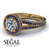 Milgrain Round Diamond Engagement Ring - Payton No. 61 image 10