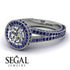 Milgrain Round Diamond Engagement Ring - Payton No. 63