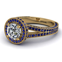 Milgrain Round Diamond Engagement Ring - Payton No. 61 image 1