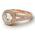 Milgrain Round Diamond Engagement Ring - Payton No. 2