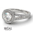 Milgrain Round Diamond Engagement Ring - Payton No. 3 image 14