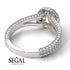 Milgrain Round Diamond Engagement Ring - Payton No. 3 image 6