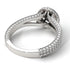 Milgrain Round Black Diamond Engagement Ring - Payton No. 9