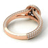 Milgrain Round Black Diamond Engagement Ring - Payton No. 8 image 4