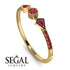 Minimalist Geometric Ruby Ring - Kimberly No. 55 image 10