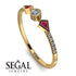Minimalist Geometric Diamond Ring - Kimberly No. 10 image 10