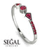 Minimalist Geometric Ruby Ring - Kimberly No. 57 image 10