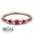 Minimalist Geometric Ruby Ring - Kimberly No. 56 image 2