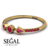 Minimalist Geometric Ruby Ring - Kimberly No. 55 image 3