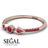 Minimalist Geometric Ruby Ring - Kimberly No. 56 image 3