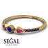 Minimalist Geometric Sapphire Ring - Kimberly No. 70 image 3