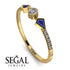 Minimalist Geometric Diamond Ring - Kimberly No. 13