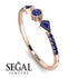 Minimalist Geometric Sapphire Ring - Kimberly No. 74 image 10