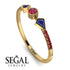 Minimalist Geometric Ruby Ring - Kimberly No. 58 image 10
