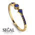Minimalist Geometric Sapphire Ring - Kimberly No. 73 image 10