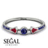 Minimalist Geometric Sapphire Ring - Kimberly No. 72 image 2