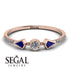 Minimalist Geometric Diamond Ring - Kimberly No. 14
