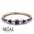 Minimalist Geometric Sapphire Ring - Kimberly No. 74 image 2
