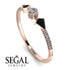 Minimalist Geometric Diamond Ring - Kimberly No. 8