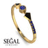 Minimalist Geometric Sapphire Ring - Kimberly No. 67 image 10