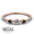 Minimalist Geometric Diamond Ring - Kimberly No. 8