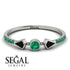 Minimalist Geometric Emerald Ring - Kimberly No. 24