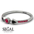 Minimalist Geometric Ruby Ring - Kimberly No. 54 image 3