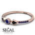 Minimalist Geometric Sapphire Ring - Kimberly No. 68 image 3