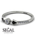 Minimalist Geometric Diamond Ring - Kimberly No. 9