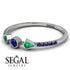 Minimalist Geometric Sapphire Ring - Kimberly No. 66 image 3