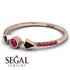 Minimalist Geometric Ruby Ring - Kimberly No. 53 image 3