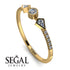 Minimalist Geometric Diamond Ring - Kimberly No. 1