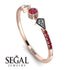 Minimalist Geometric Ruby Ring - Kimberly No. 47 image 10